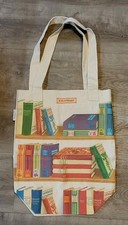 Bolso de Mano Barnes & Noble Cavallini & Co Biblioteca Libros BIBLIOTECA 16"x13" Lona