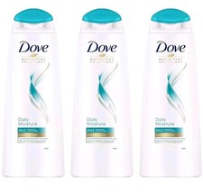 LOTE DE 3 champú y acondicionador Dove Daily Care 2 en 1 400 ml 13,5 fl oz