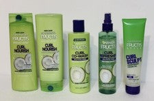 Productos nutritivos para el cuidado del cabello Garnier Fructis Curl, surtido de 5 piezas