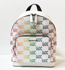 MICHAEL KORS COOPER ARCO IRIS CERCANÍAS BANDOLERA MOCHILA MK ÓPTICA BLANCA