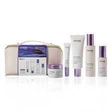 Retinol Cuidado Facial Anti-Envejecimiento Set Suero Ocular Crema Limpiador Tónico 5 Piezas
