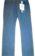 Pantalones italianos informales de algodón para hombre GBS azul oscuro talla US 40 EU 56