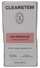 Aceite facial hidratante CLEARSTEM GOLDENHOUR - Aceite facial rellenador para mujeres profundas