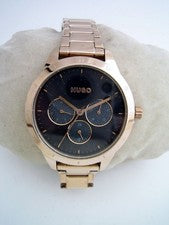 RELOJ HUGO BOSS FRIEND MUJER 1540092 ORO ROSA ACERO INOXIDABLE PULSERA GENUINO