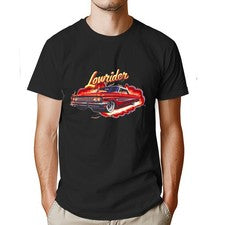 Camiseta negra Car Culture para hombre-entusiastas del automóvil cuello redondo genial camiseta gráfica