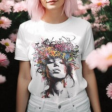 Camiseta Arte Graffiti / Estilo Banksy / Arte Callejero / Artística / Feminista / Usable