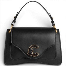 Moda Coccinelle Bolso De Mano C-Me Mujer Negro De Cuero