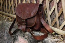 Nuevo bolso bandolera mensajero multinacional de cuero vintage para mujer bol...