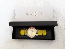 Reloj AVON Counting Critters Silicona "AMARILLO" (Movimiento Cuarzo, Banda Elástica)