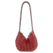 Bolso de Hombro Paco Rabanne Rojo 1969 Luna 23PSS0337MET421