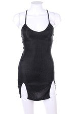 SHEIN Party Dress Mini Lacing XS black NEW