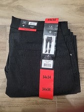 PANTALÓN URBANO STAR HOMBRE ELÁSTICO 5 BOLSILLOS AJUSTE RELAJADO CINTURA ELÁSTICA NEGRO 34X34