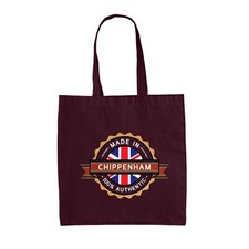 Hecho En Chippenham - Bolsa De Lona - Regalo De Ciudad Nativa En Wiltshire
