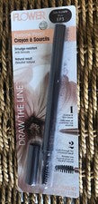 Lápiz de cejas Flower Beauty resistente a manchas EP3 Brumette oscuro NUEVO SELLADO