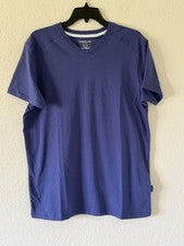 Camiseta Kenneth Cole Punto Medio Cuello en V Sargazo Azul Marino Suave $49