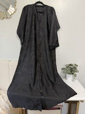 Vestido negro de moda para mujer Abaya