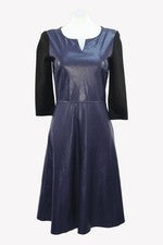 Vestido mujer Patrizia Pepe talla 34 azul NUEVO vestido recto vestido camisero vestido