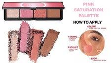 Paleta facial Smashbox HALO PINK SATURATION Sculpt & Glow 0,55 OZ NUEVA EN CAJA