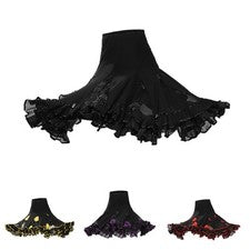 Ballsaal Tanzkleid für Damen – Glitzer Pailletten, Tanzparty, langer Swing