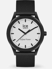 Ice-Watch ICE 018391 solar power Moon mesh Medium unisex reloj silicona negro nuevo