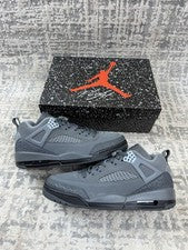 Talla 9.5 - Jordan Spizike Bajo Húmedo Cemento Gris Humo IQ7586-021