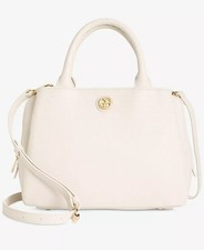 Cartera pequeña Giani Bernini Pebble para mujer talla única blanca cierre a presión
