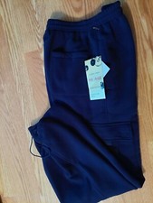 PANTALONES DEPORTIVOS ESTILO CARGO AZUL MARCA AUTÉNTICA LA IMAGEN HOMBRE TALLA S