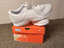 Nike Revolution 4E Extra Anchas Para Hombre Zapatos para Correr Blancos Talla 13 4E AA7402-010