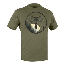 CAMISETA ESTILO MILITAR UCRANIA "UCRANIA DRONE" Olive Drab