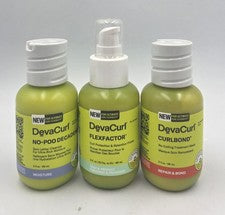 Productos para el cuidado del cabello rizado DevaCurl: No-Poo Decadence, FlexFactor, Curlbond (nuevo)