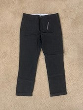 Nuevos pantalones negros de pierna cónica estilo cortavientos lisos de ASOS para hombre talla 32 x 30