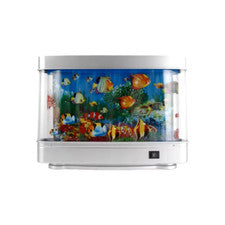 Lámpara Pecera Artificial Virtual Movimiento Océano LED Luz Nocturna Decoración Hogar Regalo