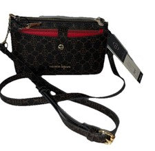 Bandolera convertible Nanette Lepore Shellie en cuero sintético chocolate