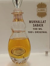 Aceite de perfume concentrado Ajmal Mukhallat Sabaik | 100 ml | Aceite Attar | Larga duración