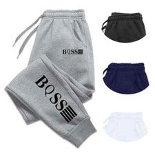 Pantalones deportivos para hombre 2025 estampados moda tendencia pantalones para correr versátiles suaves altos