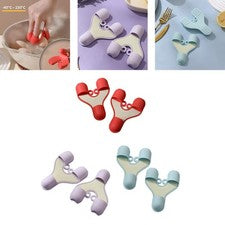 2Pcs Silikon Küche Werkzeug Pan Topf Retriever Greifer für Bäckerei Küche