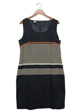 Vestido túnica mujer Qiéro casual vintage elegante negro gris talla 42