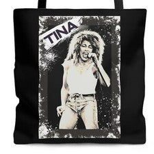 Bolso de Mano TINA TURNER Bolso de Compras Estilo Estético Vintage Años 80