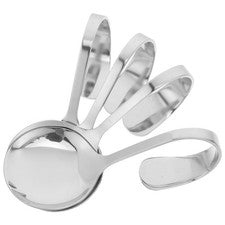 4 Pcs Edelstahl Küchenutensilien Rostfreie Kochutensilien Buffetlöffel