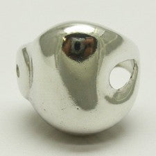 Anillo de plata de ley liso genuino con sello sólido 925 hecho a mano sin níquel