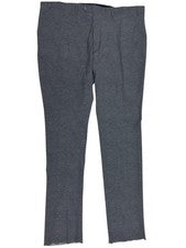 Pantalones Hart Schaffner Marx 46 Regular Calce Nueva York Gris Activo Elastizado Sin Dobladillo