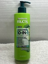 Garnier Fructis Grow Strong 10 en 1 Cuidado + Estilo Crema Sin Enjuague 12Fl Oz Nuevo
