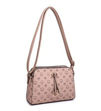 Bolso Bandolera Pequeño Para Mujer Casual Cuero Aspecto Tarjeta Poker Patrón Reina
