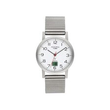 Adora Reloj Pulsera Dama Ø 34 mm Titanio Correa de Cubierta Plata Analógico