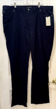 Pantalones chinos Vince Camuto Style 2.0 azul marino texturizados para hombre talla 40x32