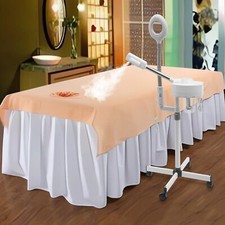 Vaporizador facial caliente/frío ozono 5X lámpara de aumento cuidado de la piel salón belleza