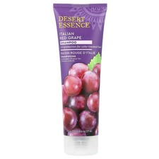 Champú orgánico Desert Essence uva roja italiana 8 fl oz 237 ml biodegradable,
