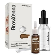Henna BrowXenna para un look de belleza, vial 10 ml