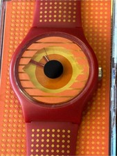 NUEVO EN CAJA Reloj Vannen X Criatura Invisible rojo, naranja, amarillo LE 112/150 firmado