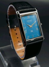 RARE Vintage Seiko Slim Tank Quartz Men's Wrist Watch